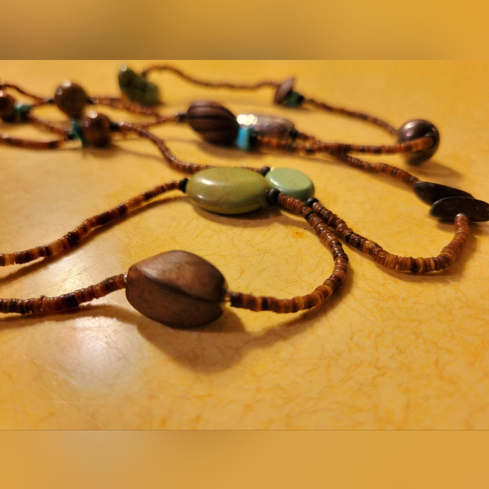 Silpada 60" beaded necklace, N1569
